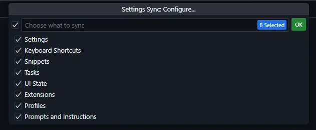 VS Code - Settings Sync
